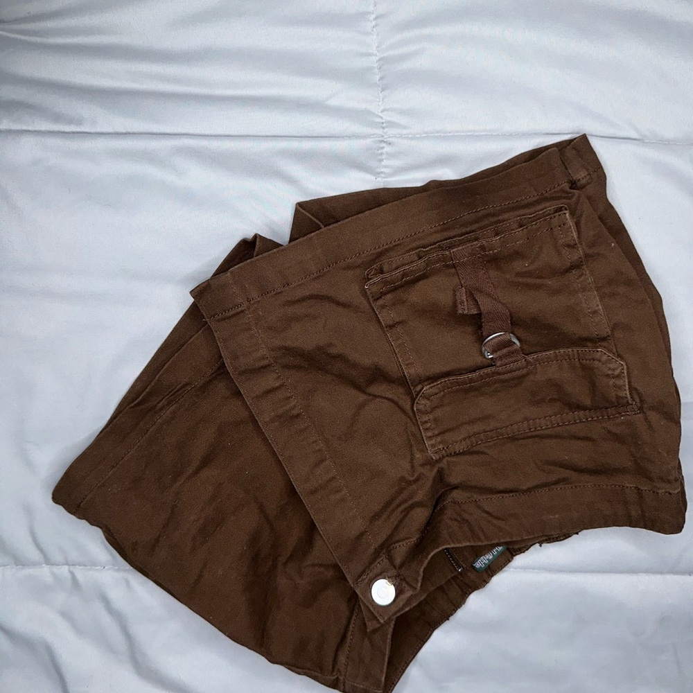 Wild Fable Dark Brown Cargo Shorts